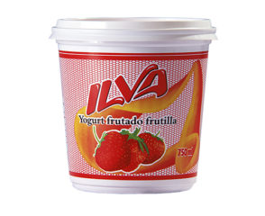 Yogurt vaso frutado 750ml